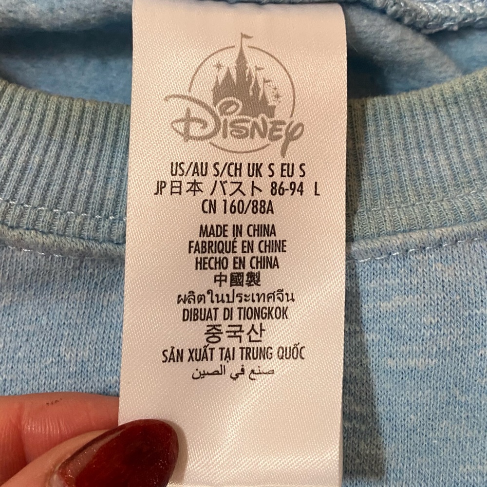 Disney Blue Sweatshirt with Disneyland Castle - Picture 12 of 16